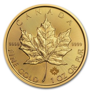 1 Oz Canadian Maple Leaf - Random Year