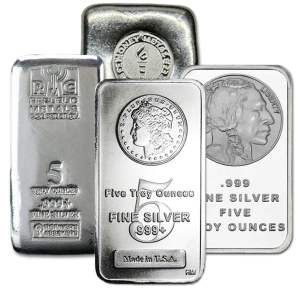 5 oz Silver  Bar- Design of Our Choice