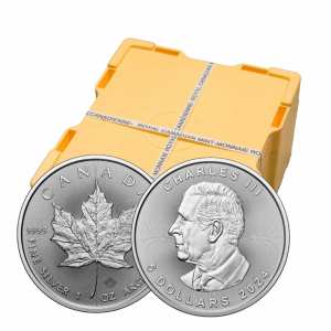 Silver Canadian Maple Leaf -  Sealed Monster Box - Random Year