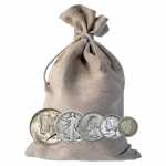 90% Silver Coins - 500$ Face Value Mixed Bag - Half’s Quarters Dime