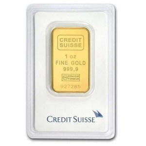 1 Oz Gold Credit Suisse Bar