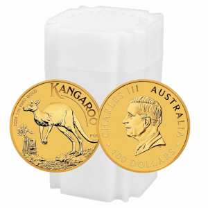 Tube of Gold Australian Kangaroo - Random Year