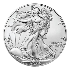 1 Oz Silver American Eagle Type 2 - Random Year