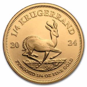 1/4  Oz Gold  South African Krugerrand - Random Year