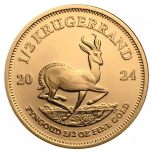 1/2 Oz Gold  South African Krugerrand - Random Year
