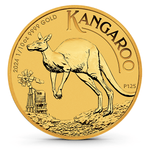 1/10  Oz Gold Australian Kangaroo - Random Year