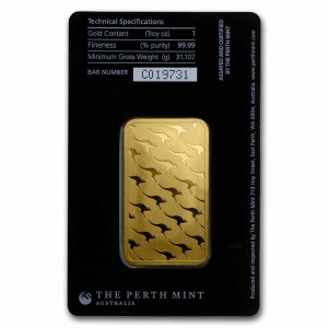 1 Oz Gold Perth Mint Bar