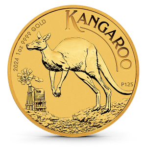 1 Oz Gold Australian Kangaroo - Random Year