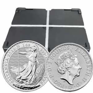 Britannia Sealed Silver Monster Box  - Queen Elizabeth Random Year