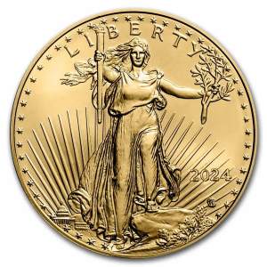 1 Oz Gold American Eagle Type 2 - Random Year