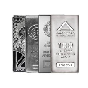 100 Oz Silver Bar - Design Of Our Choice