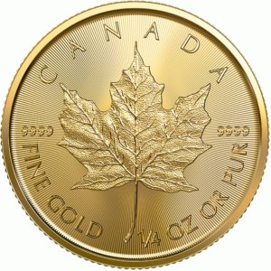 1/4 Oz Canadian Maple Leaf - Random Year